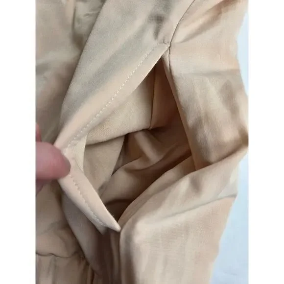 Jockey Peach Full Zip XL Jacket Ruffled Elastic Hem - Picture 7 of 7